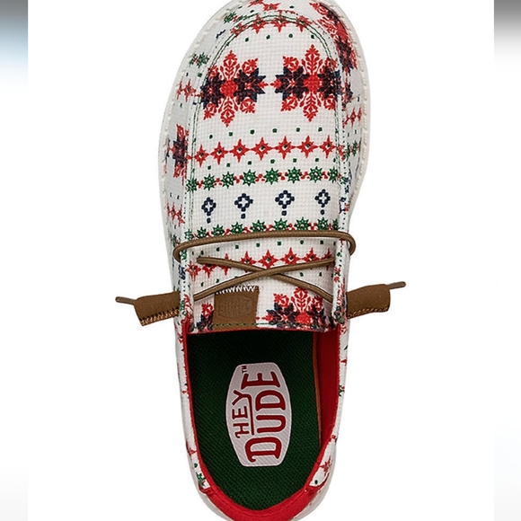 HEY DUDE WENDY CHRISTMAS SHOES - Picture 2 of 4